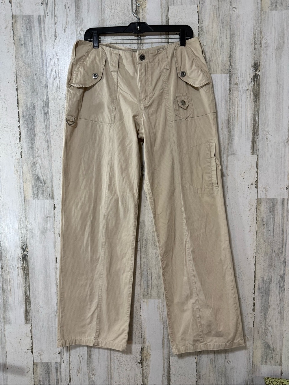 Cato Khaki Utility Cargo Pants with Flap Pockets